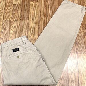 BANANA REPUBLIC STRAIGHT FIT GAVIN CHINO 100% COTTON PANTS KHAKI Sz 31W x 32L